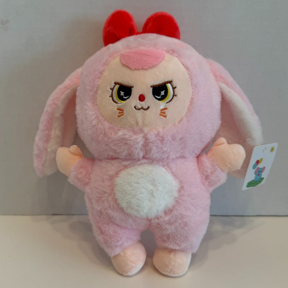 Pink KPop Anime in Labubu Costume Plush Toy (BRAND-NEW W/TAGS)